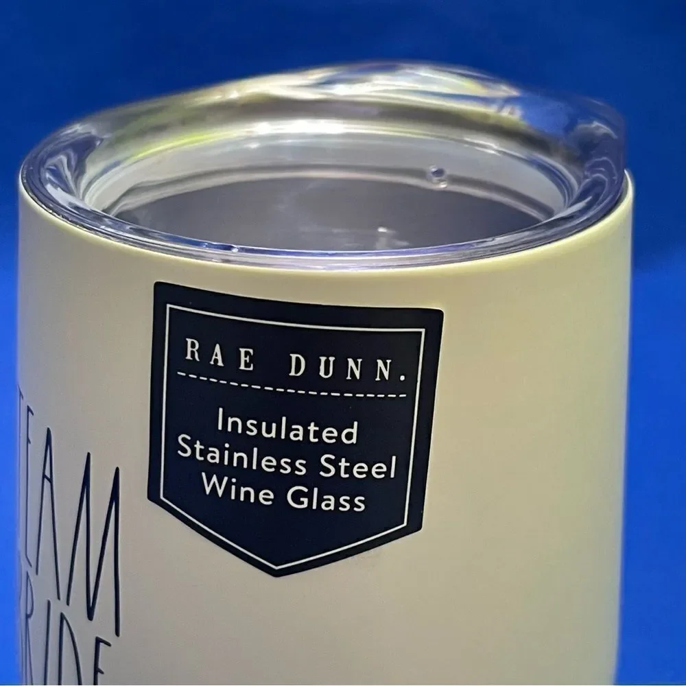 RAE DUNN TEAM BRIDE Wine glass